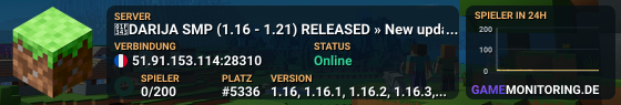 🍃DARIJA SMP (1.16 - 1.21) RELEASED » New update is live!