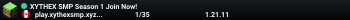 XYTHEX SMP Season 1 Join Now!
