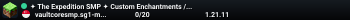 ✦ CSGOYuri's SMP ✦ Custom Enchantments / Few Polymer Mods!