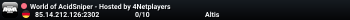 World of AcidSniper - Hosted by 4Netplayers