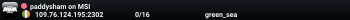 paddysham on MSI