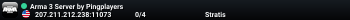 Arma 3 Server by Pingplayers