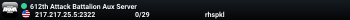 612th Attack Battalion Aux Server