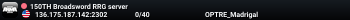 150TH Broadsword RRG server
