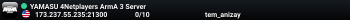 YAMASU 4Netplayers ArmA 3 Server