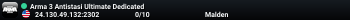 Arma 3 Antistasi Ultimate Dedicated