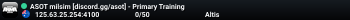 ASOT milsim [discord.gg/asot] - Primary Training