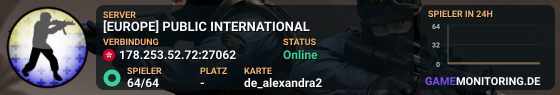 [EUROPE] PUBLIC INTERNATIONAL