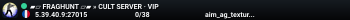 ▰▱ FRAGHUNT ▱▰ » CULT SERVER · VIP