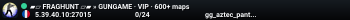 ▰▱ FRAGHUNT ▱▰ » GUNGAME · VIP · 600+ maps