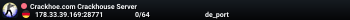 Crackhoe.com Crackhouse Server