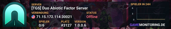 [TGS] Duo Abiotic Factor Server