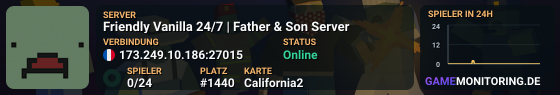 Friendly Vanilla 24/7 | Father & Son Server