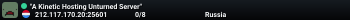 "A Kinetic Hosting Unturned Server"