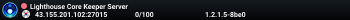 Lighthouse Core Keeper Server