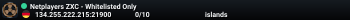Netplayers Kozmeto - Whitelisted Only