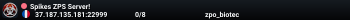 Spikes ZPS Server!