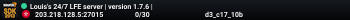 Louis's 24/7 LFE server | version 1.7.6 |
