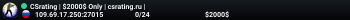 CSrating | $2000$ Only | csrating.ru |