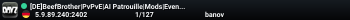[DE]BeefBrother|PvPvE|AI Patrouille|Flugzeuge|Events|Cars+|Loot