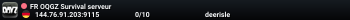 FR OQGZ Survival serveur