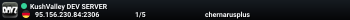 KushValley DEV SERVER