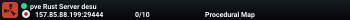 pve Rust Server desu