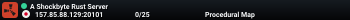 A Shockbyte Rust Server