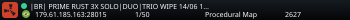 |BR| PRIME RUST 3X SOLO|DUO|TRIO WIPE 14/06 15:30