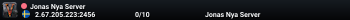 Jonas Nya Server