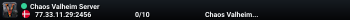 Chaos Valheim Server
