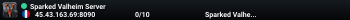 Sparked Valheim Server