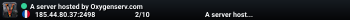 A server hosted by Oxygenserv.com