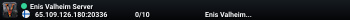 Enis Valheim Server