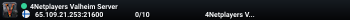 4Netplayers Valheim Server