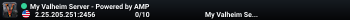 My Valheim Server - Powered by AMP