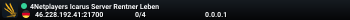 4Netplayers Icarus Server Rentner Leben