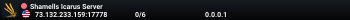 Shamells Icarus Server