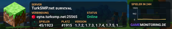 TurkSMP.net ꜱᴜʀᴠɪᴠᴀʟ
