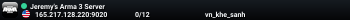 Jeremy's Arma 3 Server