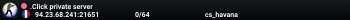 .Click private server
