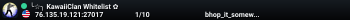 ╰☆╮ KawaiiClan Whitelist ✿
