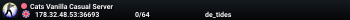 Cats Vanilla Casual Server