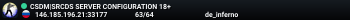 CSDM|SRCDS SERVER CONFIGURATION 18+