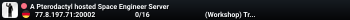 A Pterodactyl hosted Space Engineer Server