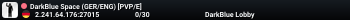 DarkBlue Space (GER/ENG) [PVP/E]