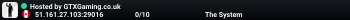 Hosted by GTXGaming.co.uk