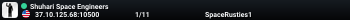 Shuhari Space Engineers