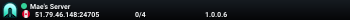 Mae's Server
