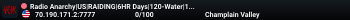 Radio Anarchy|US|RAIDING|6HR Days|120-Water|140-Lights|Started-